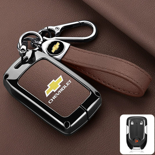 Chevrolet Stylish Zinc Alloy Key Fob Case for Suburban, Tahoe, Silverado, Colorado, Blazer, Equinox, Traverse