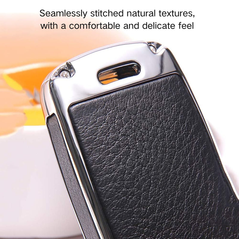 Load image into Gallery viewer, BMW Zinc Alloy + Leather Car Key Protective Case For 1, 3, 4, 5, 6 Serices, X3, X5, X6, X7
