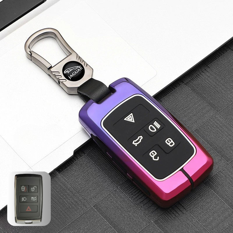 Load image into Gallery viewer, Jaguar Zinc Alloy + Silicone Smart Car Key Fob Case Cover For XEL, XJ, F-PACE, XFL, E-PACE, XE, XF, F-TYPE - i-Station Mobile Phone &amp; Electronic Device Repair and Accessories
