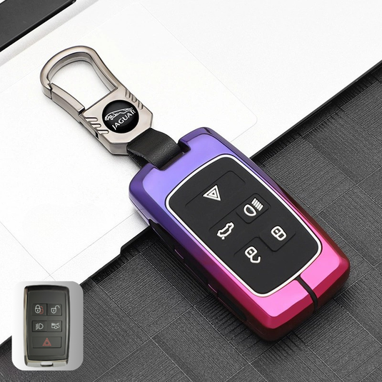 Jaguar Zinc Alloy + Silicone Smart Car Key Fob Case Cover For XEL, XJ, F-PACE, XFL, E-PACE, XE, XF, F-TYPE - i-Station Mobile Phone & Electronic Device Repair and Accessories