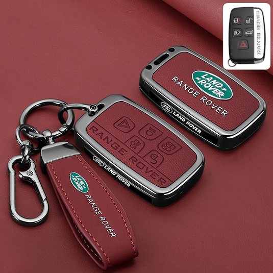 Land Rover Premium Leather Protection Car Key Fob Case Cover For Range Rover Evoque, Velar, Discovery 4/5, Sport, Defender - i-Station Mobile Phone & Electronic Device Repair and Accessories