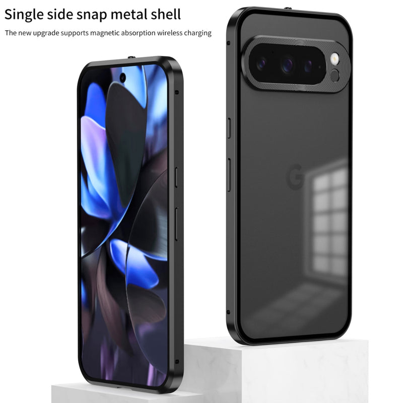 Load image into Gallery viewer, Google Pixel 7/Pro/A - Metal Frame Frosted Magnetic Phone Case
