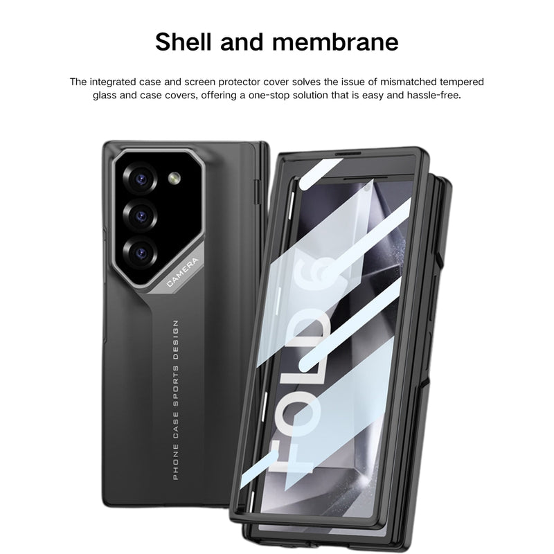 Load image into Gallery viewer, Samsung Galaxy Z Fold 5(SM-F946) - PC Material Matte Magnetic Protective Case
