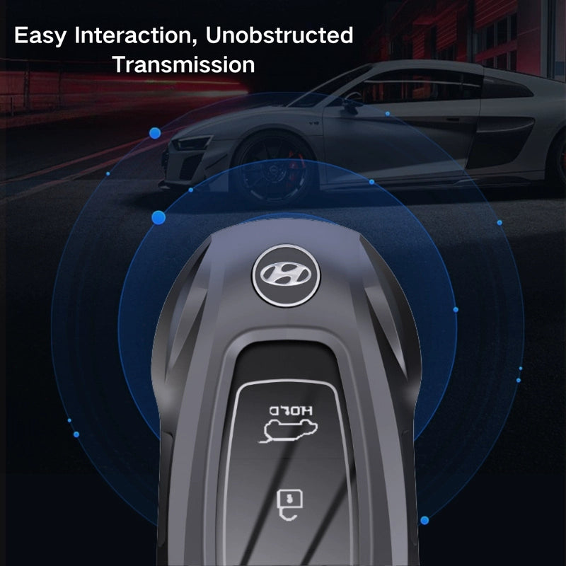 Load image into Gallery viewer, Hyundai Stylish Metal Car Key Protective Case For Tucson, Sport, Elantra, Santa Fe, ix35, ix25
