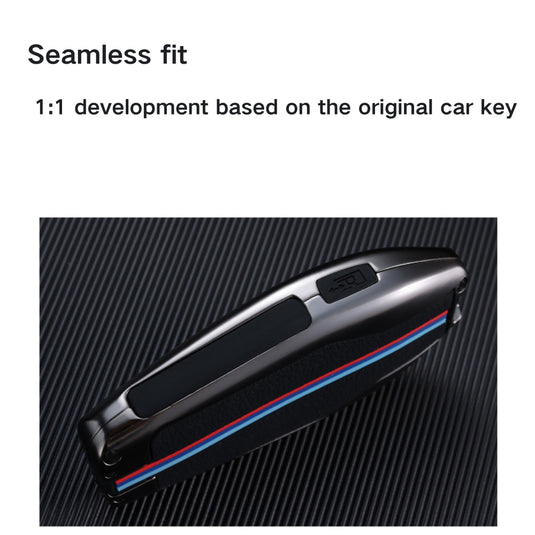 BMW Metal Shell & Soft Silicone Full Protection Key Case For 5, 6, 7 Series, X3, X5, X6, X7