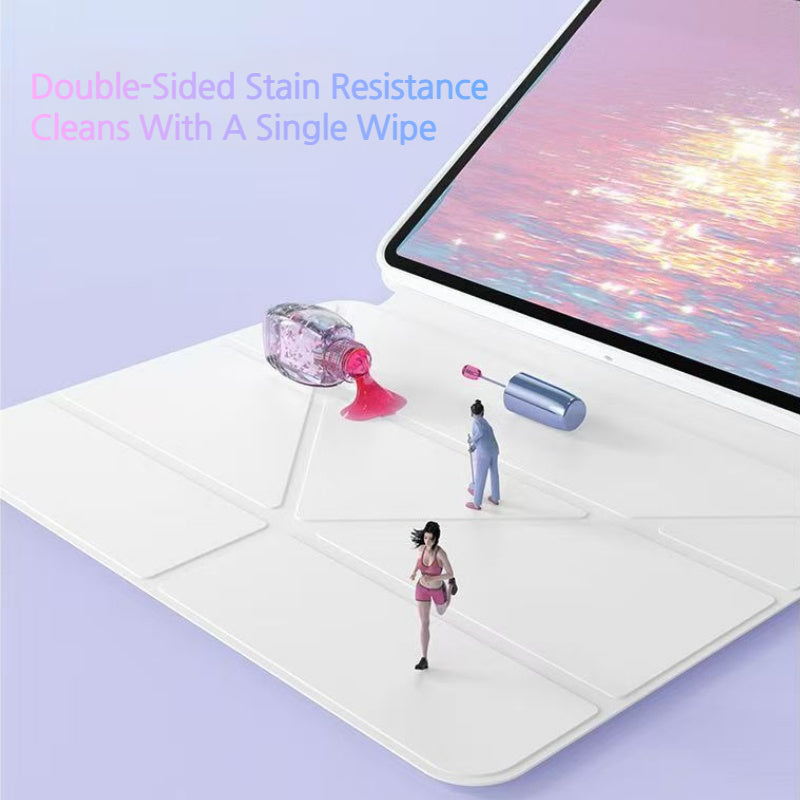 Load image into Gallery viewer, [Detachable] Apple iPad Air 13-inch M2/M3/M4 (2024/2025/2026) 720° Rotatable Gradient Full-cover Case With Pen Slot - i-Station Mobile Phone &amp; Electronic Device Repair and Accessories
