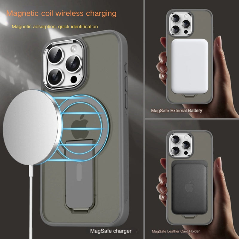 Load image into Gallery viewer, [Magsafe Compatible] Apple iPhone 12/Pro/Max - Magsafe Magnetic Phone Frosted Transparent Case
