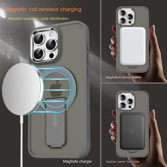 [Magsafe Compatible] Apple iPhone 12/Pro/Max - Magsafe Magnetic Phone Frosted Transparent Case