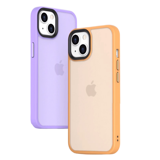 Apple iPhone 16/Plus/Pro/Pro Max Translucent PC + TPU Shockproof Silicone Essentials Series Case