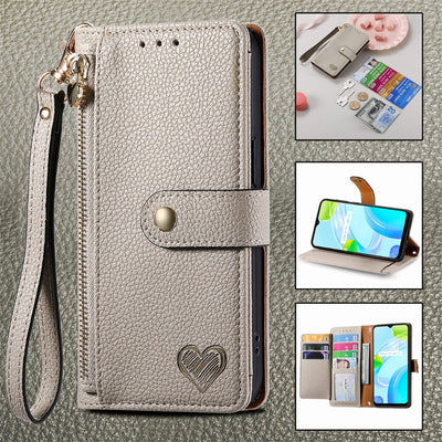 [With Card Slot] OPPO Reno10/Pro - PU leather Crossbody Wallet Style Shockproof Phone Case - i-Station Mobile Phone & Electronic Device Repair and Accessories
