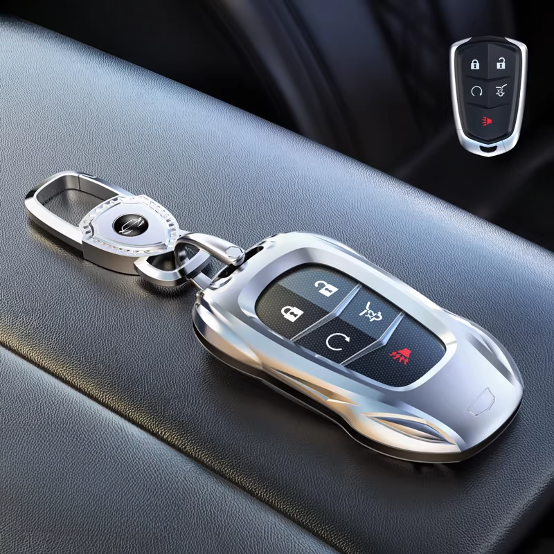 Load image into Gallery viewer, Cadilla Luxury Stylish Metal Car Key Fob Case Cover For XT5, CT5, XT6, CT6, XTS, ATS-L, SRX - i-Station Mobile Phone &amp; Electronic Device Repair and Accessories

