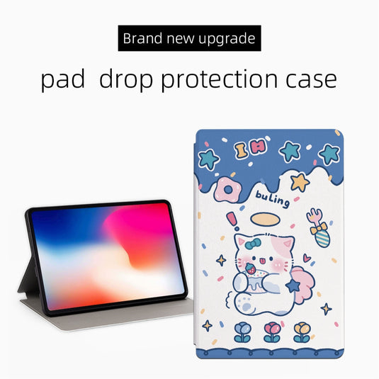 OPPO Pad Neo (OPD2302, OPD2303) - Cute Cartoon Pattern Magnetic Flip Stand Protective Case