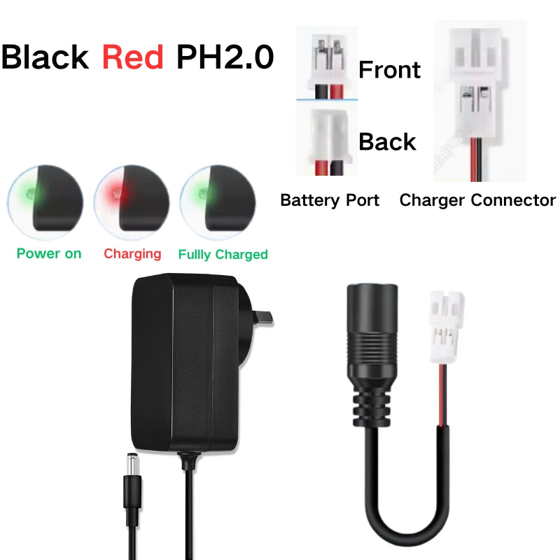 Load image into Gallery viewer, Universal 3.7V PH2.0 Battery 18650 - Wall Charger Adpater
