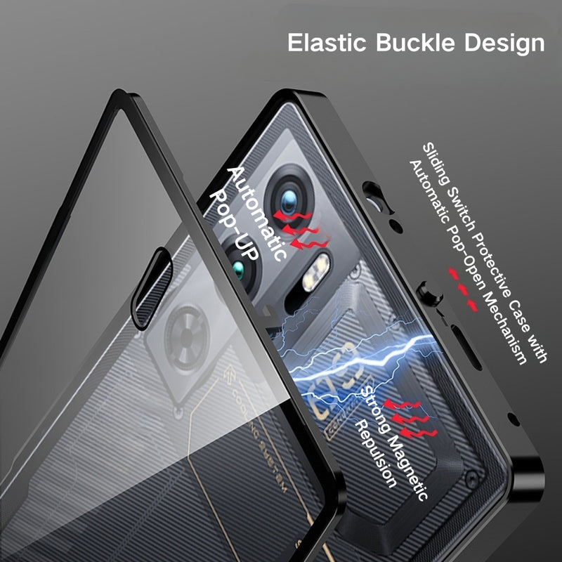 Load image into Gallery viewer, ZTE nubia Red Magic 9S Pro / 9S Pro Plus - Metal Frame Frosted Magnetic Phone Case
