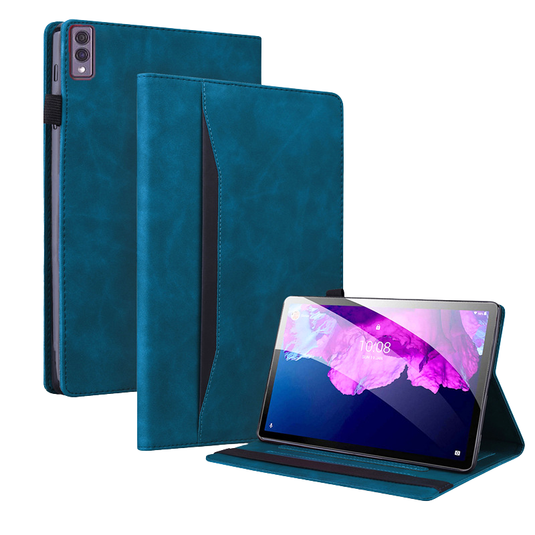 [With Card Slot] Lenovo Idea Tab 11” 2025 (TB336FU/TB336ZU) Matte Color-Block Leather Case