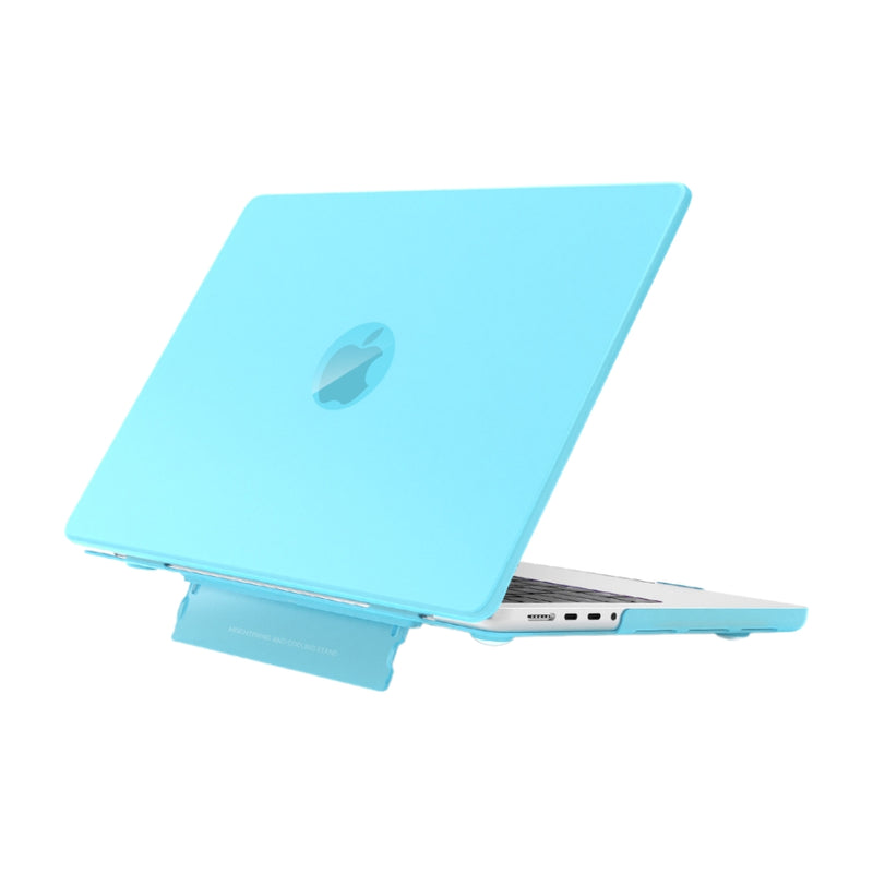 Load image into Gallery viewer, MacBook Pro 14.2&quot; 2022 &amp; 2023 (A2442 &amp; A2779 &amp; A2918 &amp; A2992) - Matte Transparent Invisible Stand Protective Case
