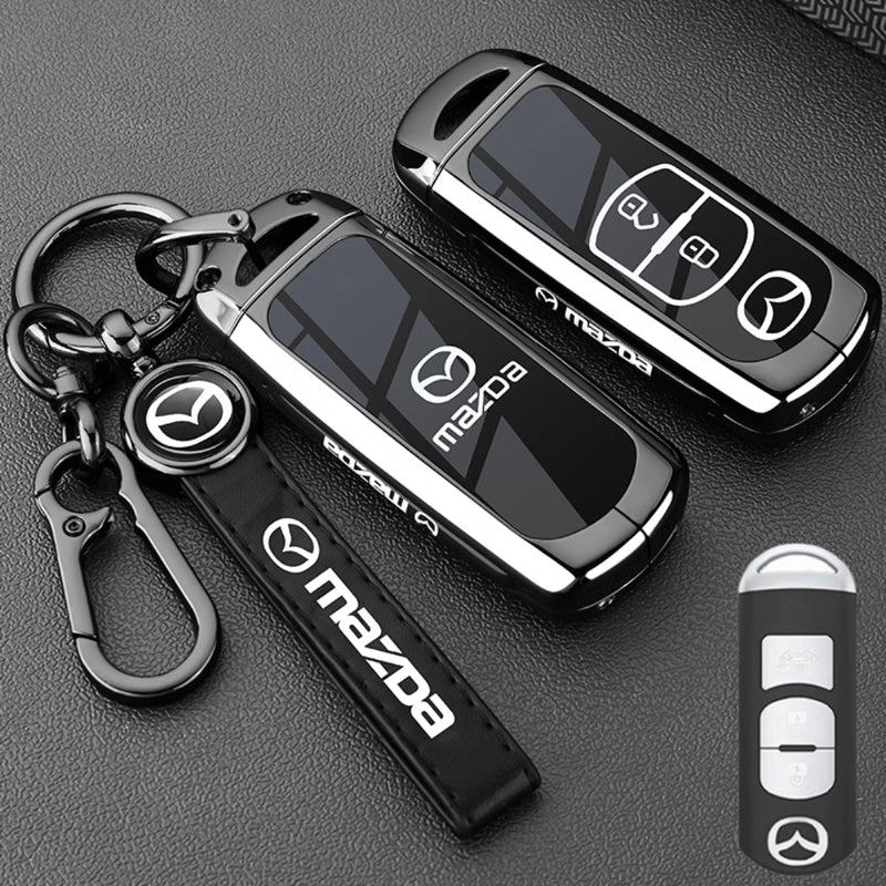 Load image into Gallery viewer, Mazda Zinc Alloy Car Key Protective Case For CX5, CX3, CX30, CX7, CX9, Mazda 2, 3, 6
