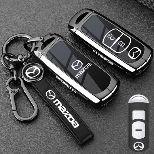 Mazda Zinc Alloy Car Key Protective Case For CX5, CX3, CX30, CX7, CX9, Mazda 2, 3, 6