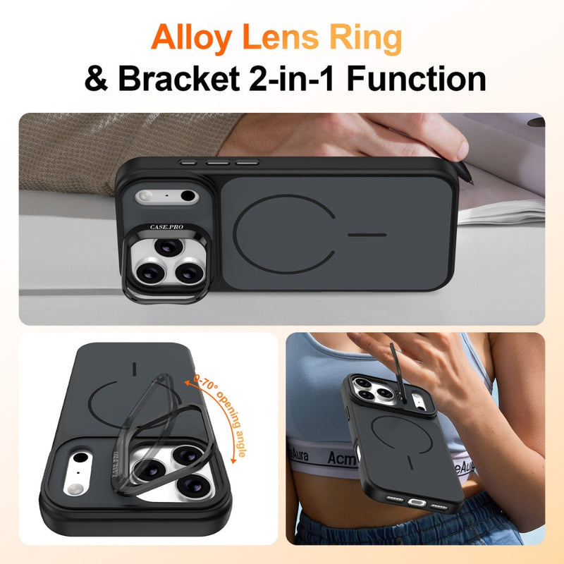 Load image into Gallery viewer, Apple iPhone 18 Pro Max - Bright Color Contrast Skin-feel Camera Bracket Magsafe Phone Case - Polar Tech Australia
