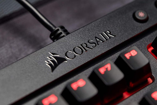 Corsair Compatible K63 Compact Gaming Tastatur, MX-Red, Rote LED - Schwarz