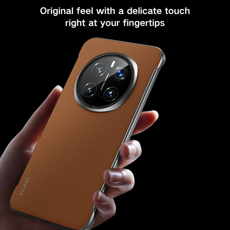 Load image into Gallery viewer, Honor Magic6/Magic6 Pro/Magic6 Ultimate - Genuine Leather Frameless Protective Case
