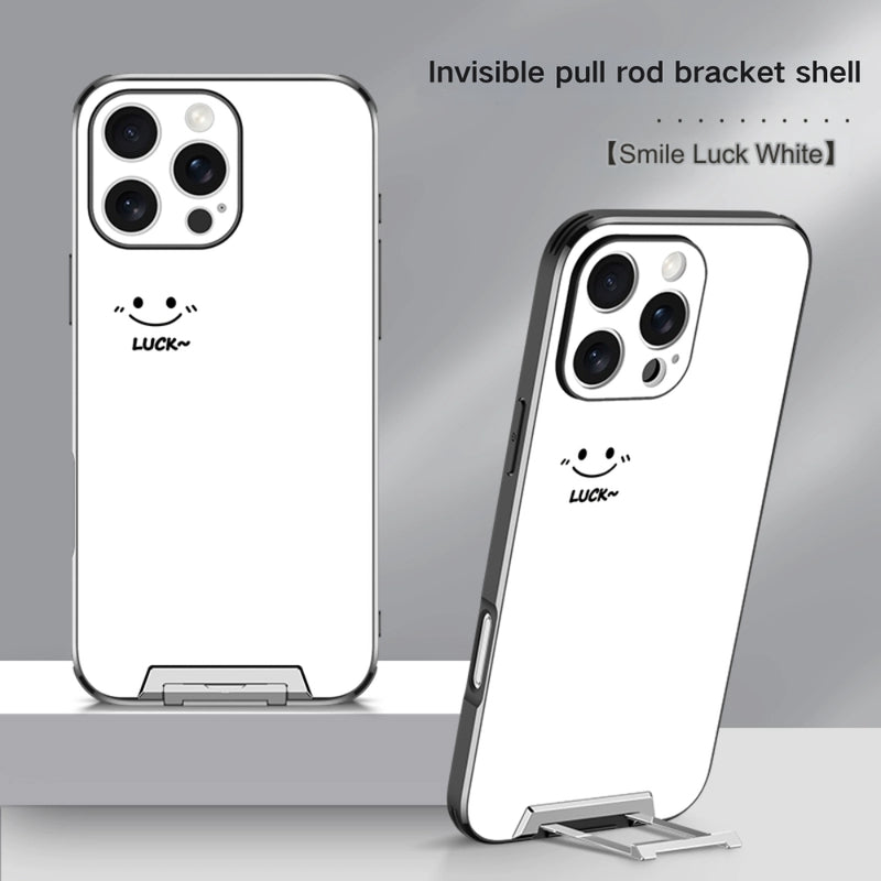 Load image into Gallery viewer, [Pull-Out Bracket] Apple iPhone 15/Plus/Pro/Max - Anti-Fingerprint Ultra-Thin Phone Case
