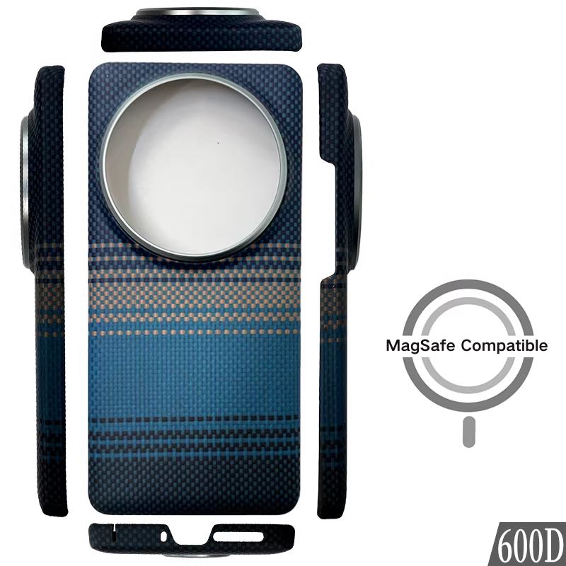 Load image into Gallery viewer, [Magsafe Compatible] Xiaomi Mi 17 Ultra - Magnetic Built-in Kevlar-Texture Fiber Phone Case
