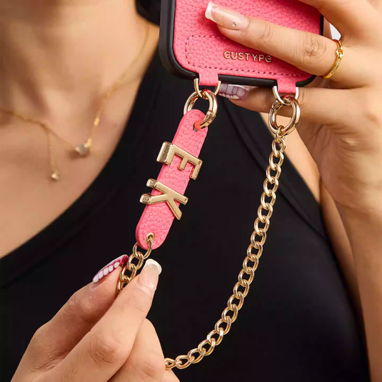 [Magsafe Compatible] Apple iPhone 17/Pro/Pro Max - Custype Portable Premium Leather Protective Case with Chain