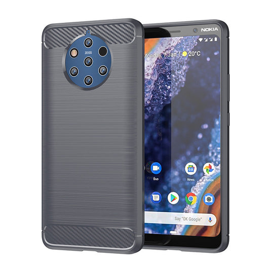 Nokia 9/9 PureView - Shield Shockproof Rugged Heavy Duty Case With 2PC 9H Tempered Glass Screen Protector