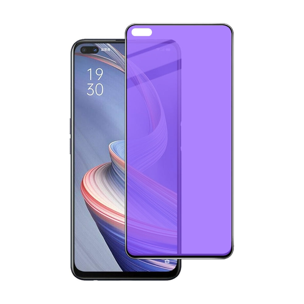 [Full Covered][Eyecare] OPPO Reno3 Pro (CPH2135, CPH2136, CPH2037) - 9H Hardness Anti-Blue Light Tempered Glass Screen Protector - i-Station Mobile Phone & Electronic Device Repair and Accessories