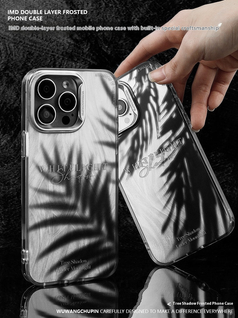 Load image into Gallery viewer, Apple iPhone 12/Pro/Pro Max leaf shadow design style Couple Shockproof Fashion Series Case
