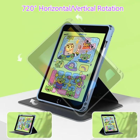 [Built-in Pen Slot] Apple iPad Mini 4/5 7.9'' 4/5th Gen (2015/2019) Toy Story Smart 360° Degree Rotate Stand Shockproof Flip Cover Case