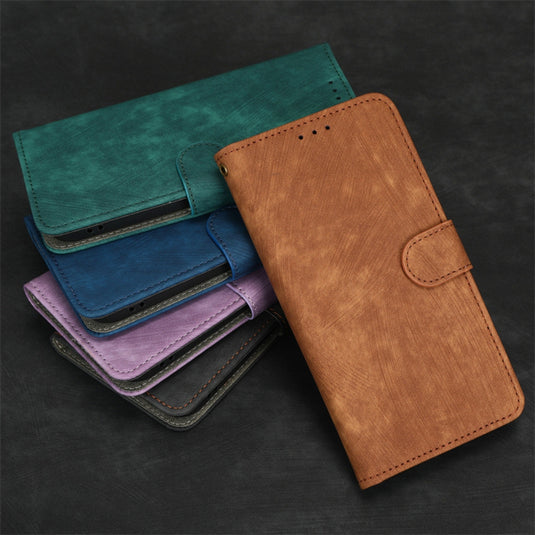 OPPO A80 5G - Skin Feel Solid Color Leather Phone Case