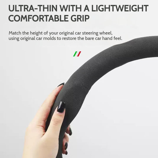 Mercedes-Benz Luxury Ultra-Thin Suede Leather Steering Wheel Cover For C-Class, E-Class,GLC, GLB, GLA - i-Station Mobile Phone & Electronic Device Repair and Accessories