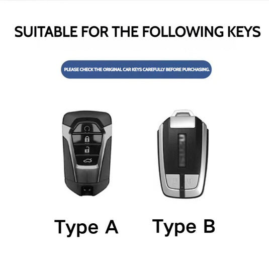 Isuzu Aluminum Alloy Shockproof Car Key Case Cover for D-Max, MU-X, Lingtuo, Ruimai