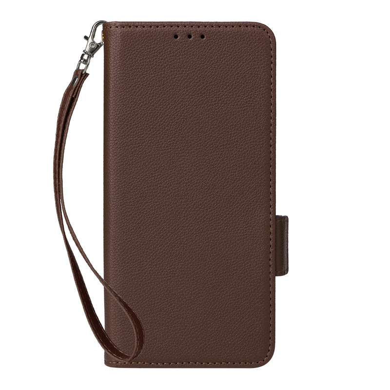 Load image into Gallery viewer, [With Card Slot] OPPO A5 Pro 5G - Premium Lychee-Grain Flip Leather Case With Detachable Wrist Strap
