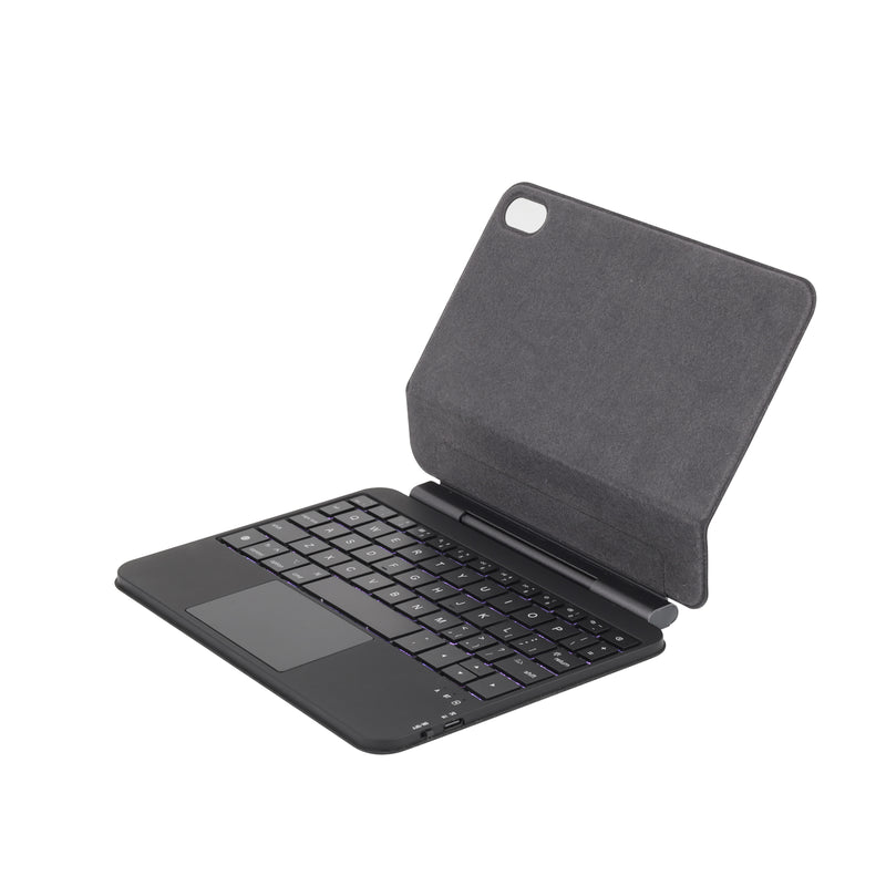 Load image into Gallery viewer, Apple iPad Mini 8.3&#39;&#39; 6/7th Gen (2021/2024) - Easy-Set Floating Cantilever Stand Precision Multi-Touch Trackpad Smart Wireless Keyboard Case With Backlit Keys

