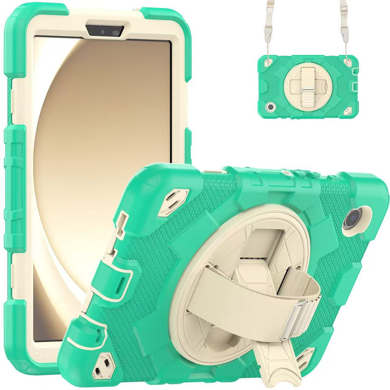 Load image into Gallery viewer, [Built-in Rotating Stand] Samsung Galaxy Tab A9 8.7&quot; 2023 (SM-X110/SM-X115) Silicone Full-cover Children&#39;s Drop-resistant Case
