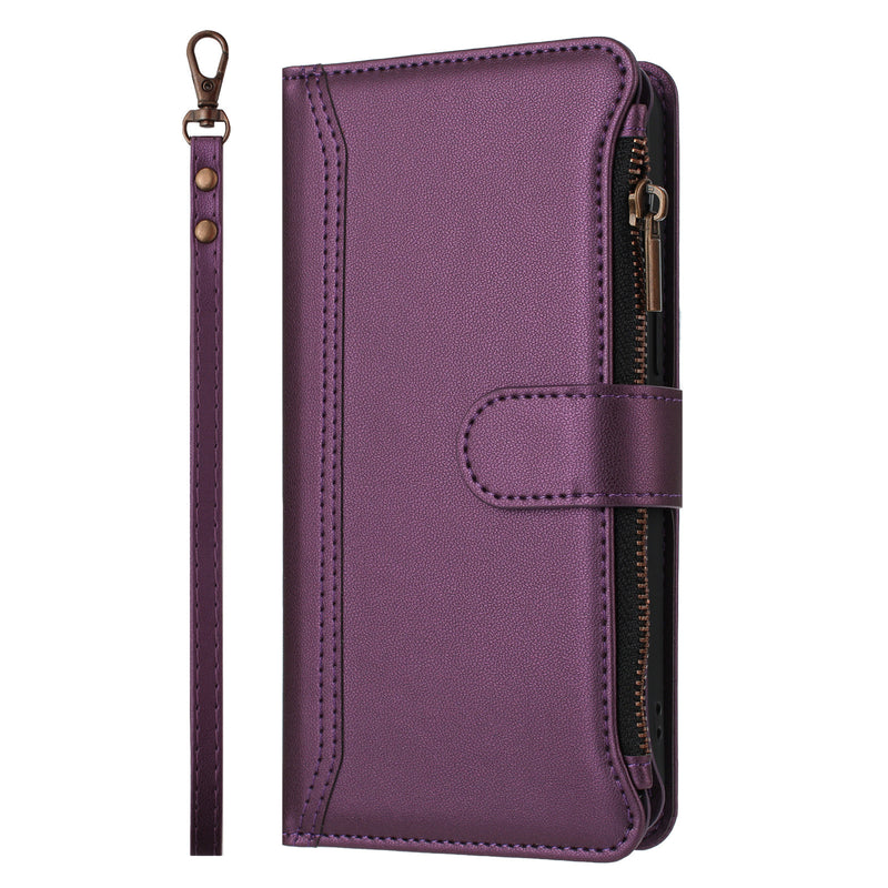 Load image into Gallery viewer, [With Card Slot] Samsung Galaxy S25 Edge (SM-S937) - Multifunctional Flip Phone Case With Magnetic Closure &amp; Wrist Strap
