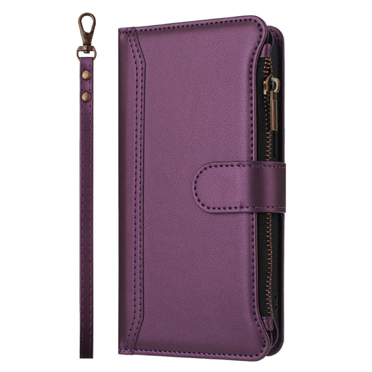 [With Card Slot] Samsung Galaxy S25 Edge (SM-S937) - Multifunctional Flip Phone Case With Magnetic Closure & Wrist Strap