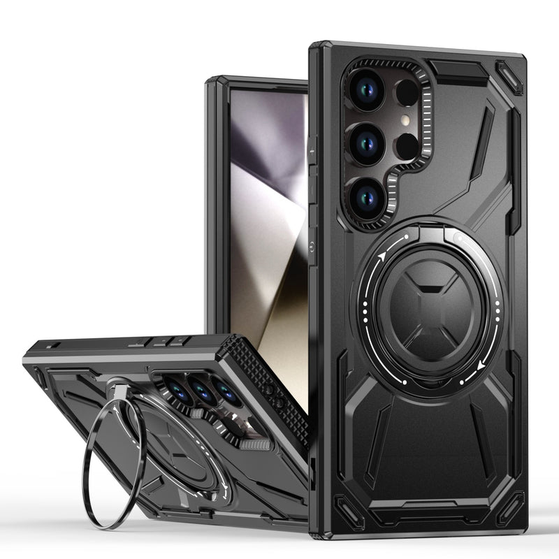 Load image into Gallery viewer, [Magsafe Compatible] Samsung Galaxy S22/Plus/Ultra - 360-Degree Rotatable Stand Heavy Duty Series Case
