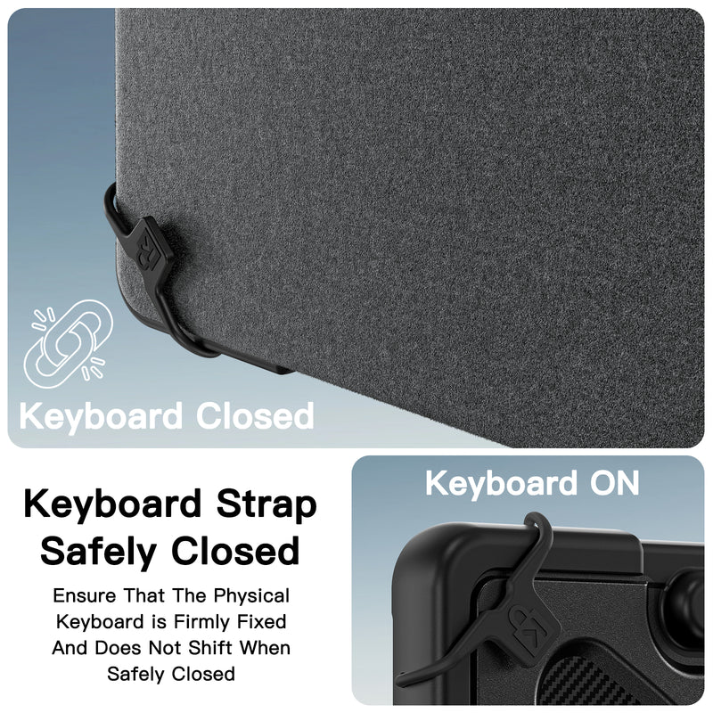 Load image into Gallery viewer, Microsoft Surface Pro 12 (2025) - Heavy Duty 360 Degree Rotate Stand Hand Strap Case With Shoulder Strap
