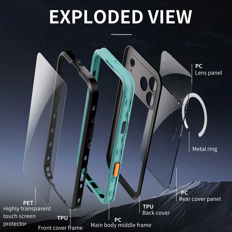 Load image into Gallery viewer, [MagSafe Compatible][DUP Series] Apple iPhone 17/Air/Pro/Pro Max - Redpepper IP68 Waterproof Heavy Duty Tough Armor Case - i-Station Mobile Phone &amp; Electronic Device Repair and Accessories
