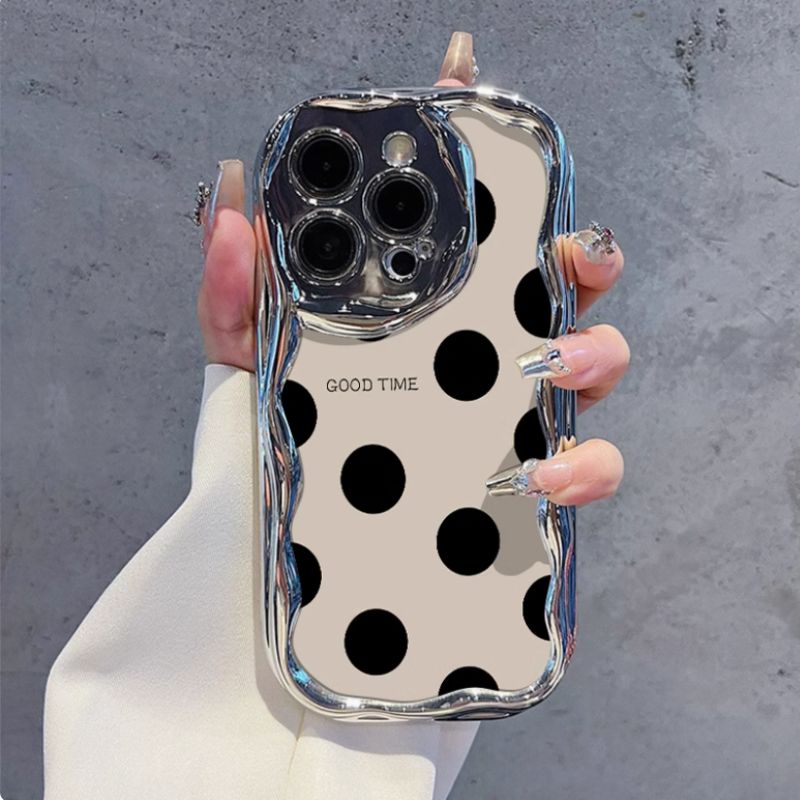 Load image into Gallery viewer, Apple iPhone 16/Plus/Pro/Max - Shockproof TPU Female Silver Electroplating Trendy Design Fashion Forward Style Case
