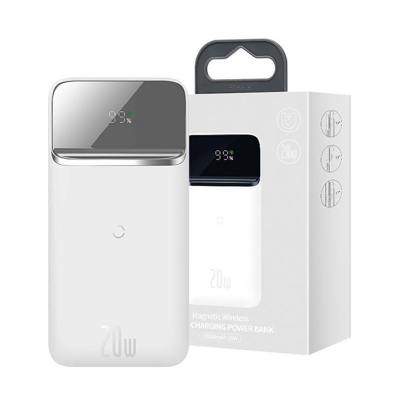 Load image into Gallery viewer, Baseus Magnetic Wireless Fast Charging Power Bank 10000mAh 20W PPCX010202
