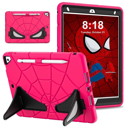 [Built-in Stand][With Pen Slot] Apple iPad Pro 11-inch M4/M5 (2024/2025) Spiderman Cartoon Kids Full-cover Silicone Shockproof Case - i-Station Mobile Phone & Electronic Device Repair and Accessories