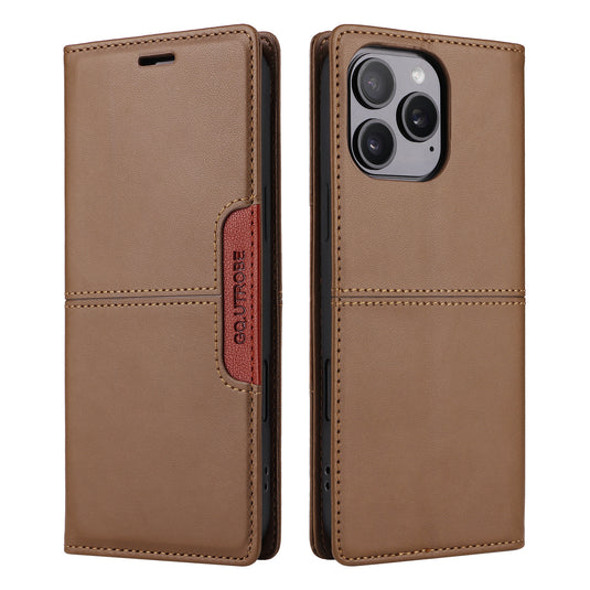 [With Card Slot] Apple iPhone 15/Pro/Pro Max/Plus Leather Flip Shockproof Wallet Series Case