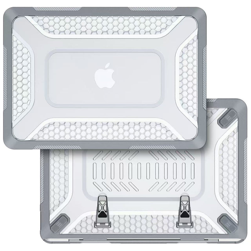 Load image into Gallery viewer, Macbook Neo 13“ 2026 (A3404) - Hybrid Armor Case with Hidden Stand &amp; Anti-Slip Grip - i-Station Mobile Phone &amp; Electronic Device Repair and Accessories
