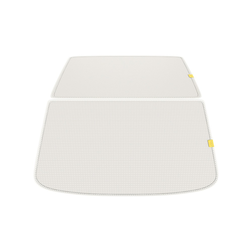 Baseus T-Space Series Car Skylight Sunshade For Tesla Model 3 (Double Layer Version) - Moon White - i-Station Mobile Phone & Electronic Device Repair and Accessories
