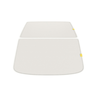 Baseus T-Space Series Car Skylight Sunshade For Tesla Model 3 (Double Layer Version) - Moon White - i-Station Mobile Phone & Electronic Device Repair and Accessories